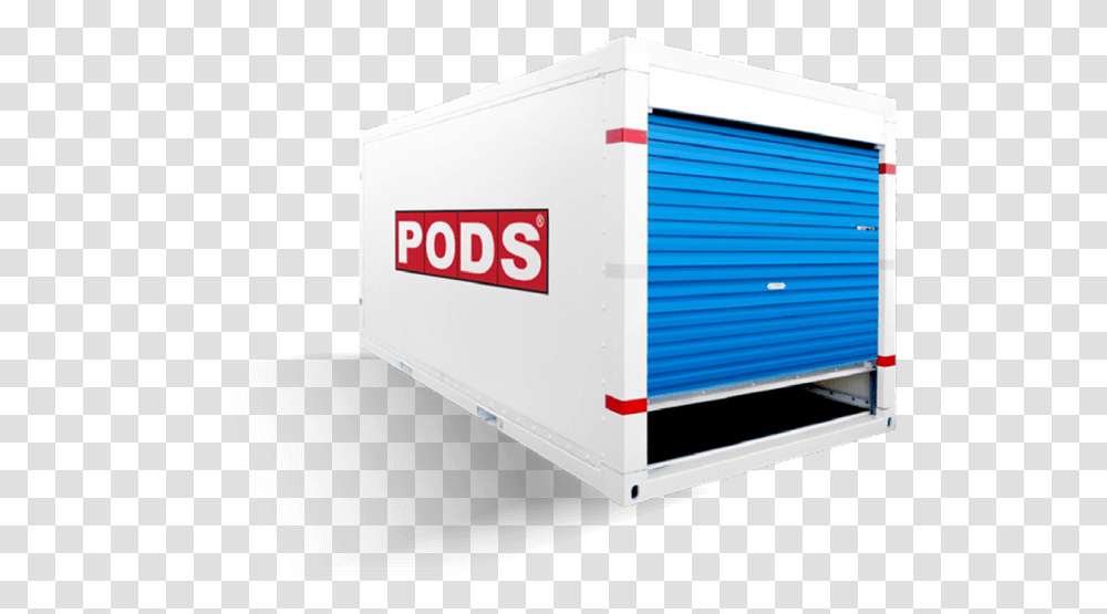 Pod Storage, Moving Van, Shipping Container, Table, Building Transparent Png