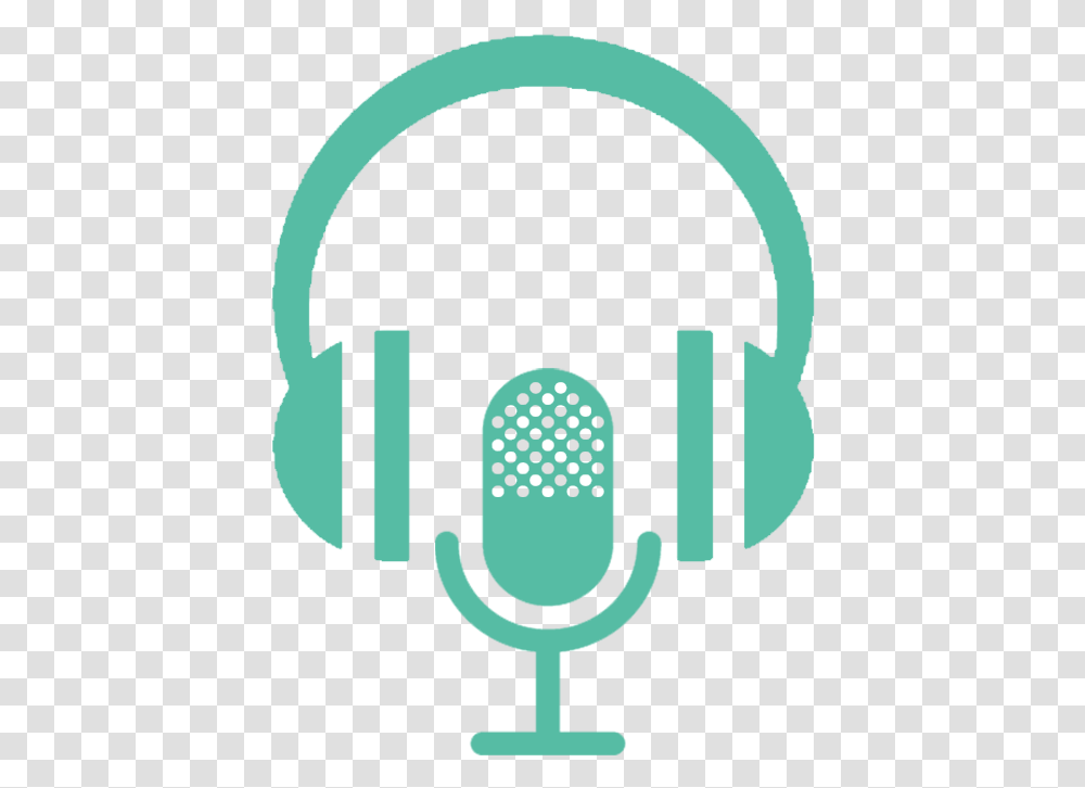 Podcast Clipart Podcast Mic Icon Background, Electronics, Label, Logo Transparent Png