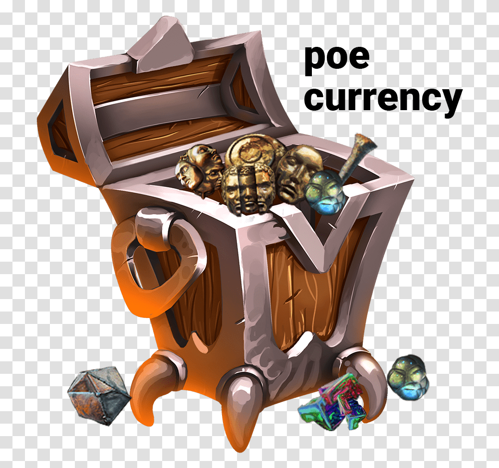 Poe Currency Treasure, Gold, Trophy Transparent Png