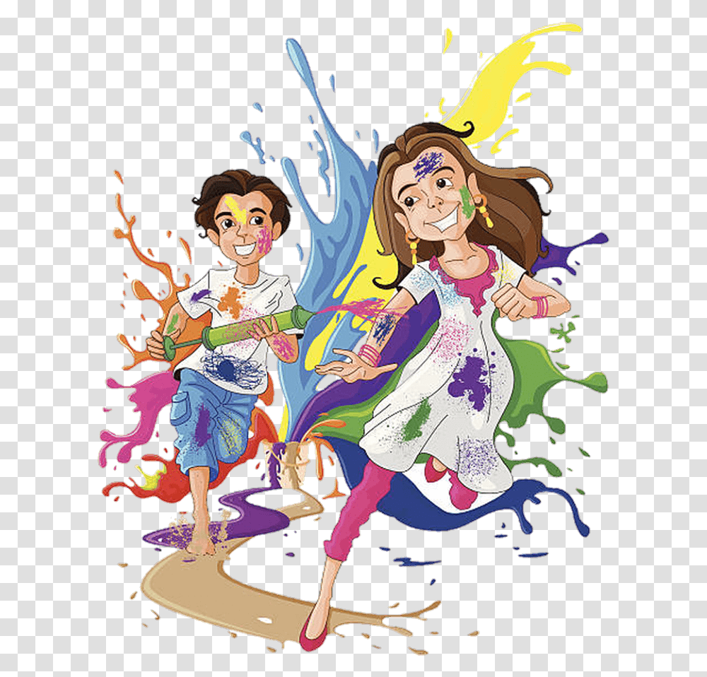 Poem On Holi In English, Person, Leisure Activities Transparent Png