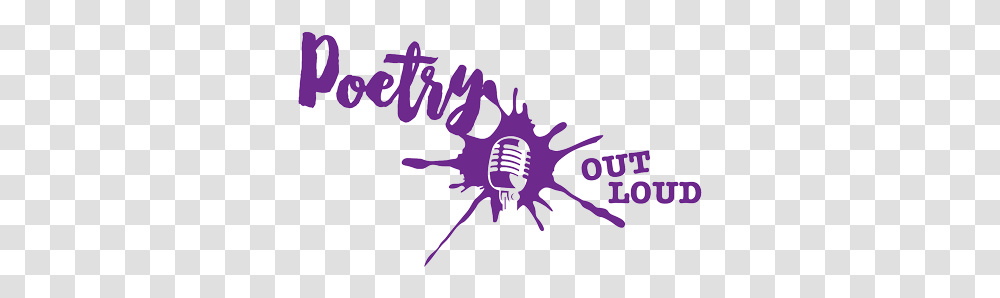 Poetry Out Loud Poetry Out Loud Logo, Text, Sea Life, Animal, Purple Transparent Png
