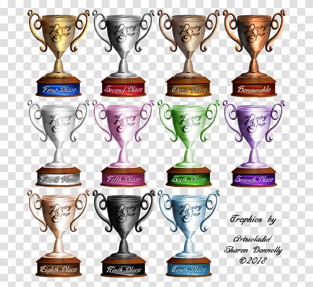 Poetrysoup Trophies By Amp Copyrighted To Artsieladie Trophy, Jar, Urn, Pottery, Lighting Transparent Png