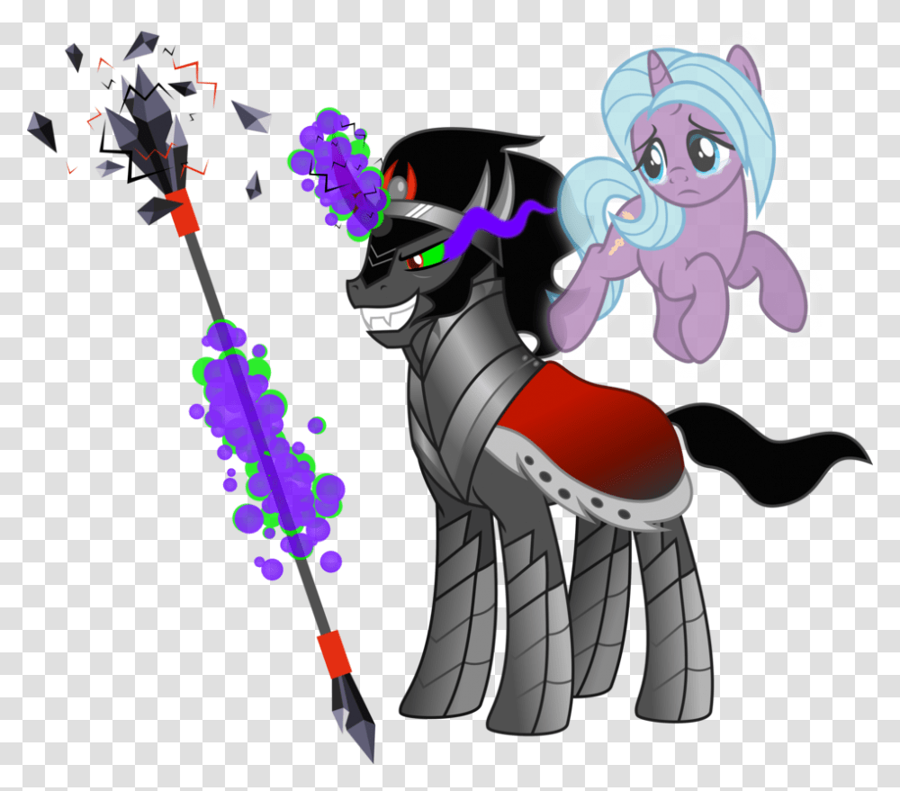 Pofm King Sombra And Hope By Osipush Da8 Mlp King Sombra Magic, Costume, Knight Transparent Png