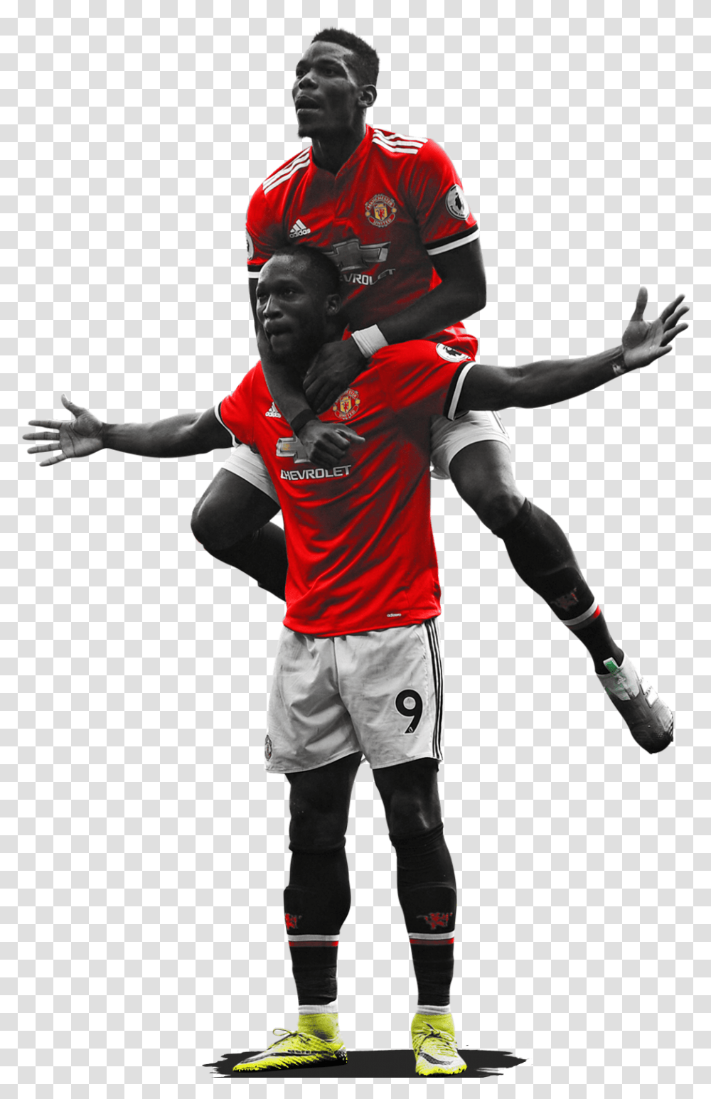 Pogba And Lukaku Hd Wallpaper Manchester United, Person, People, Team Sport Transparent Png