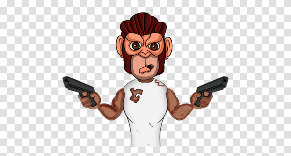 Pogo Gta Images - Free Vector Mascotte Gta, Handgun, Weapon, Weaponry, Person Transparent Png