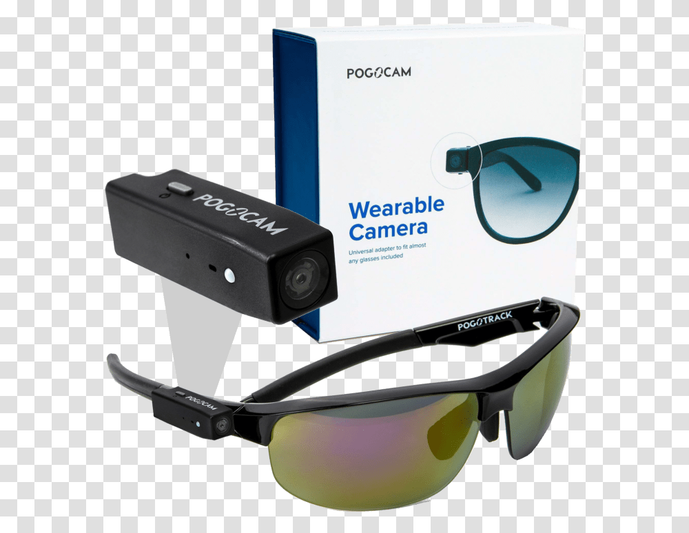 Pogocam Wearable Hd Camera With 100 Uv Pogotrack Magnetic Video Camera, Sunglasses, Accessories, Accessory, Electronics Transparent Png