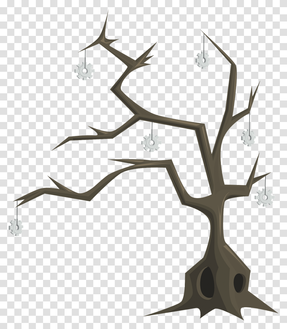 Pohon Tanpa Daun Animasi, Plant, Tree, Cross Transparent Png