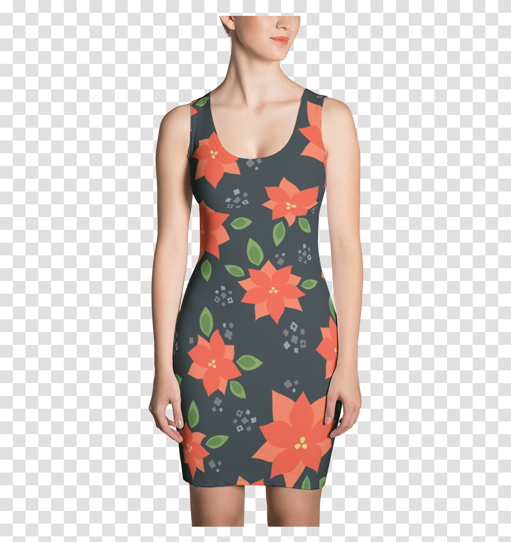 Poinsetta 20flowers 20front Original Red Blood Cells Dress, Person, Evening Dress, Robe Transparent Png