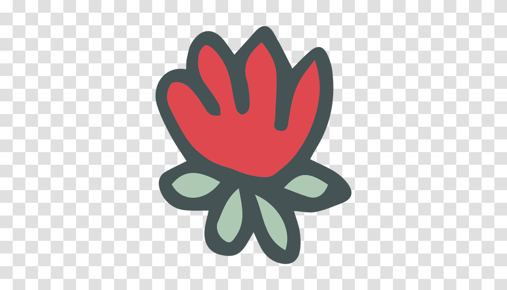 Poinsettia Hand Drawn Cartoon Icon, Logo, Trademark, Pattern Transparent Png
