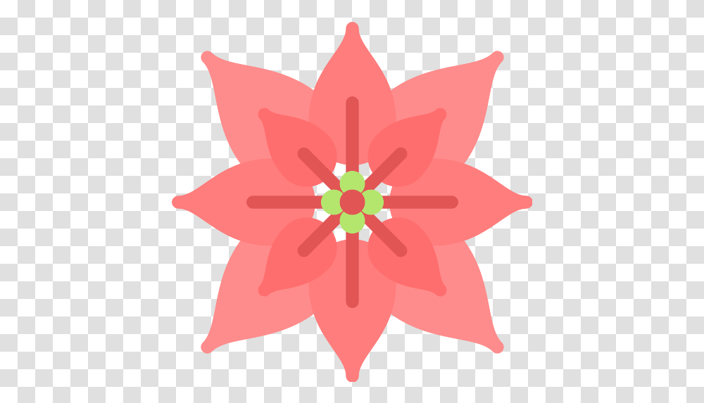 Poinsettia Icon Poinsettia, Plant, Anther, Flower, Blossom Transparent Png