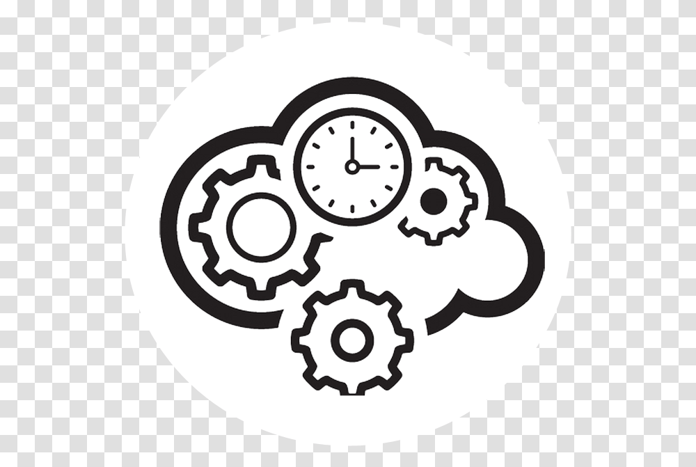 Point Blank Consulting India Cloud Processing Icon Free, Machine, Gear, Rug, Stencil Transparent Png