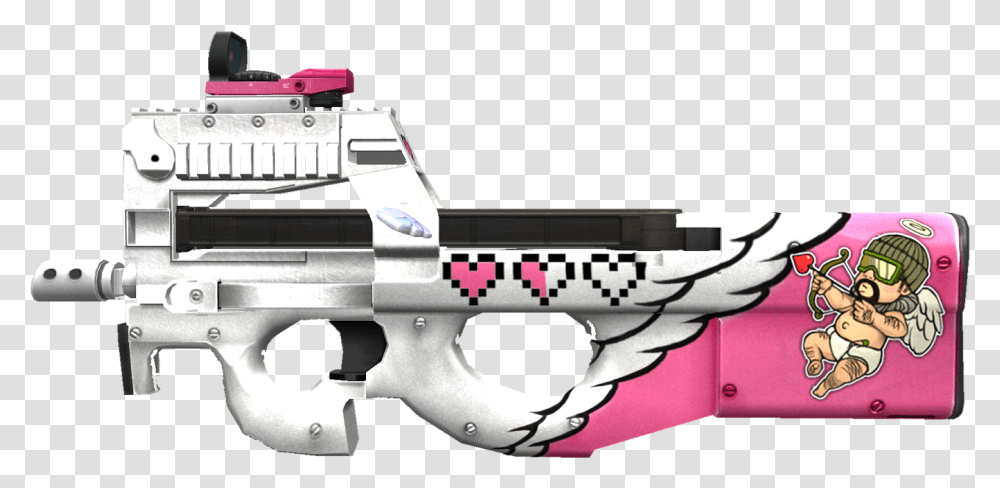 Point Blank P90 Cupido Point Blank, Gun, Weapon, Weaponry, Toy Transparent Png