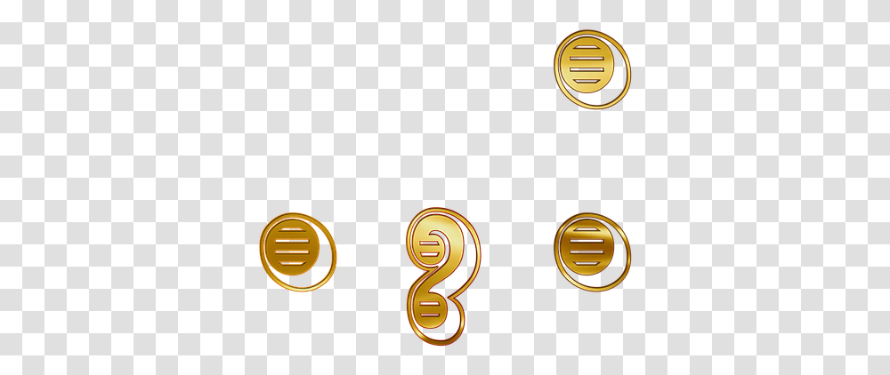 Point Comma Colon Alphabet Gold Comma Gold, Number, Costume Transparent Png