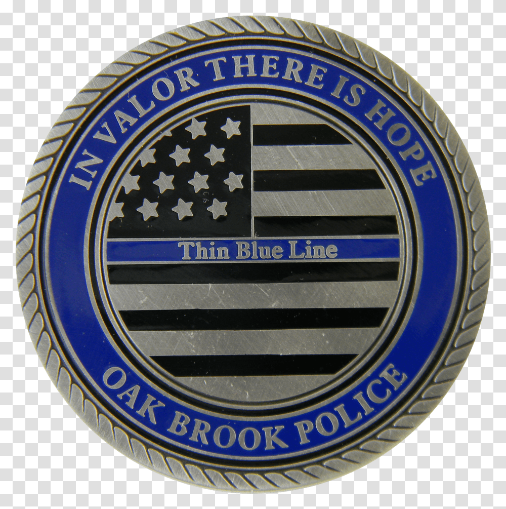 Point Emblems Oak Brook Il Pd Thin Blue Line Cougar Flight 491, Symbol, Logo, Trademark, Clock Tower Transparent Png