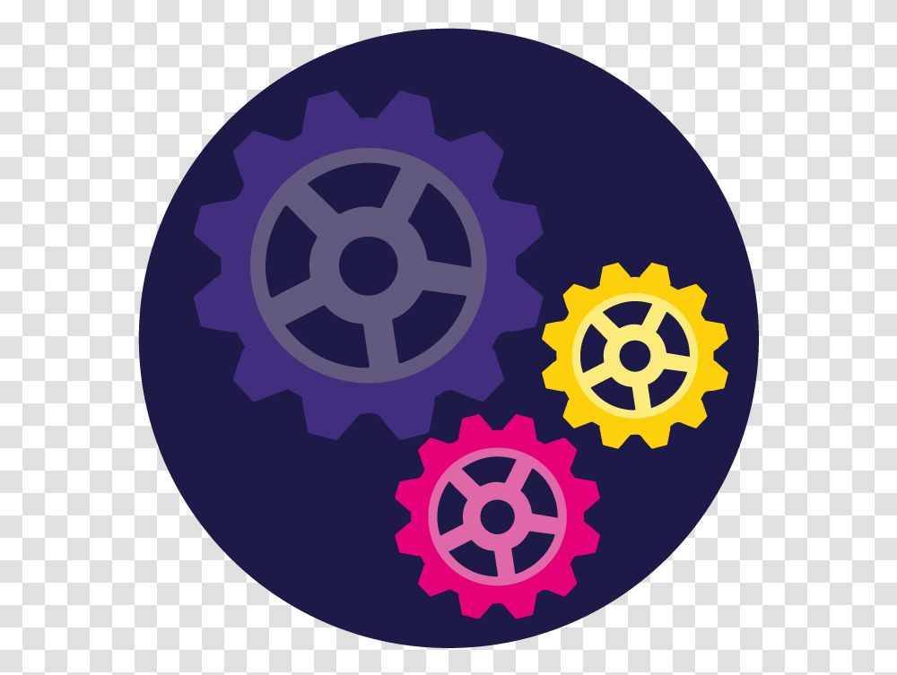 Point Of Light Circle, Machine, Gear, Wheel, Purple Transparent Png