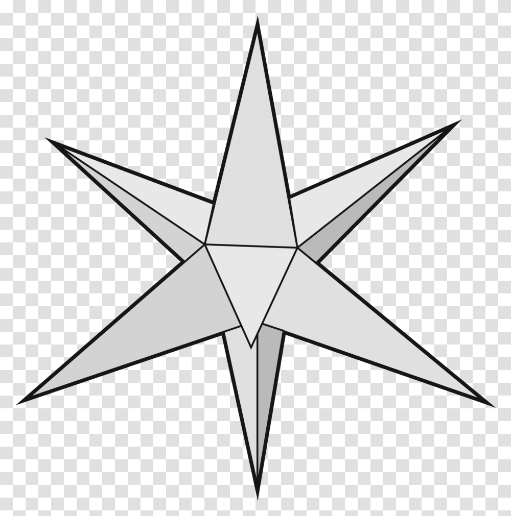 Point Paper Star Pattern And Instructions 3d Paper Star Patterns, Star Symbol Transparent Png
