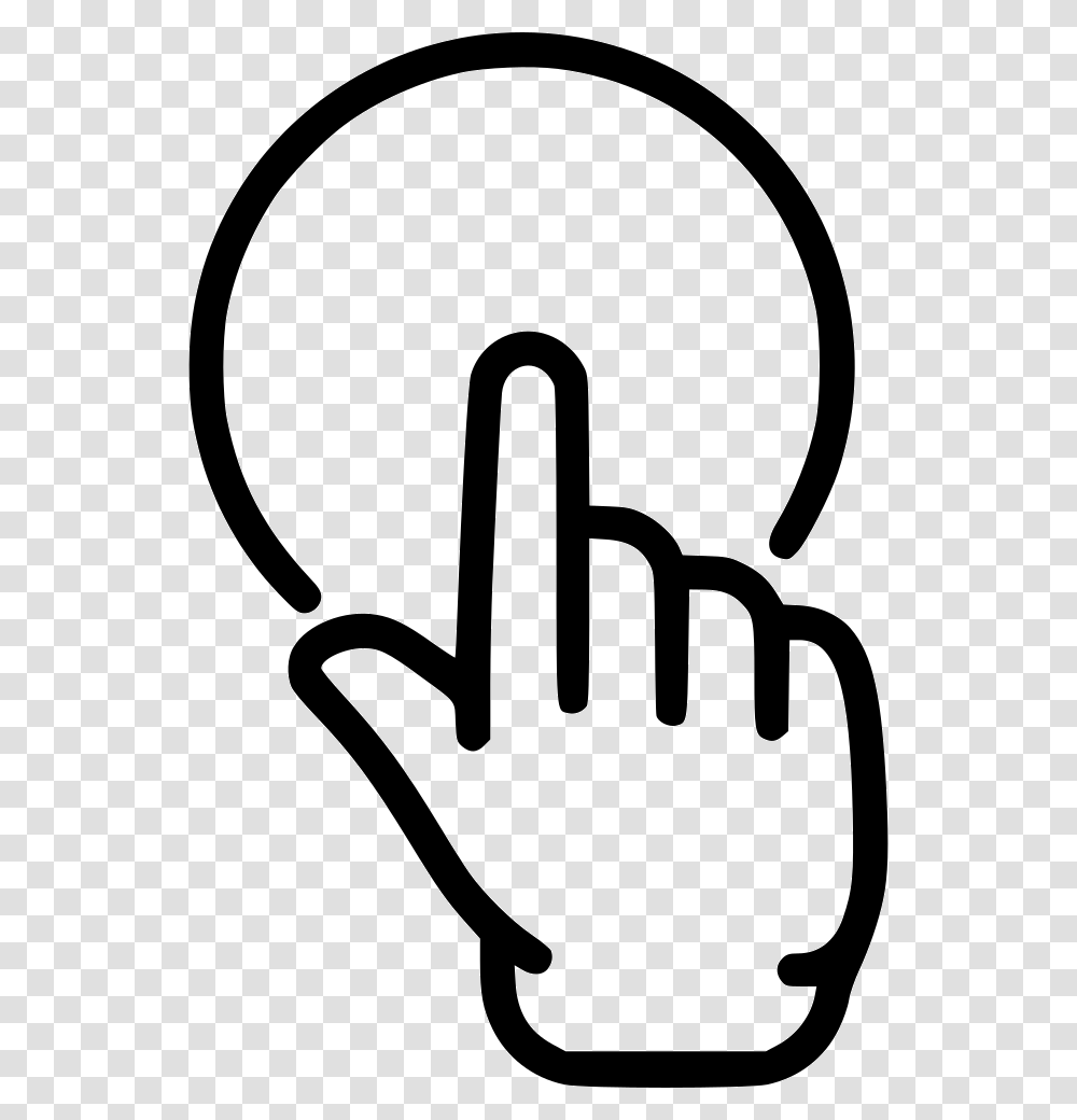 Point Pointing Finger Hand Click Touch Icon Free Download, Stencil, Label Transparent Png
