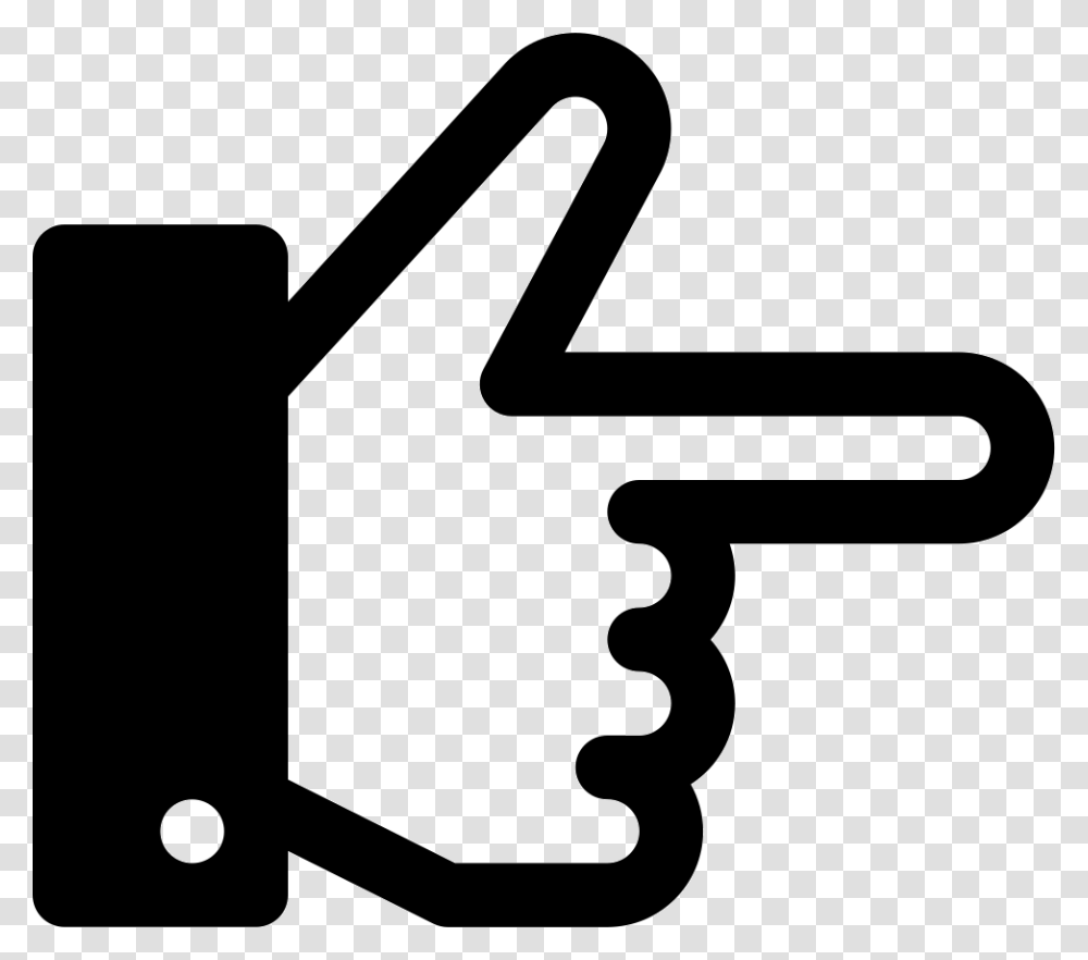 Point Right Finger Direction Hand Icon Free Download, Hammer, Tool, Stencil Transparent Png
