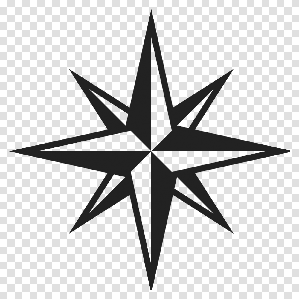 Point Star Clipart Jpg Library Stock Nimbusbase Estrella De Ocho Picos, Star Symbol, Airplane, Aircraft Transparent Png