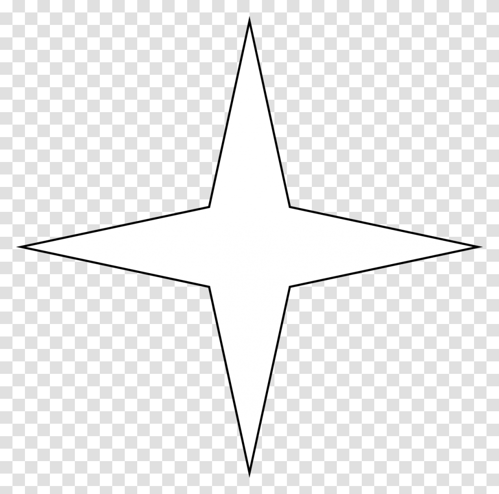 Point Star, Cross, Star Symbol Transparent Png