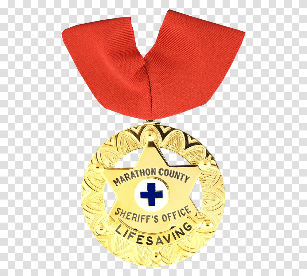 Point Star Medal In A Ring Gold Medal, Trophy Transparent Png