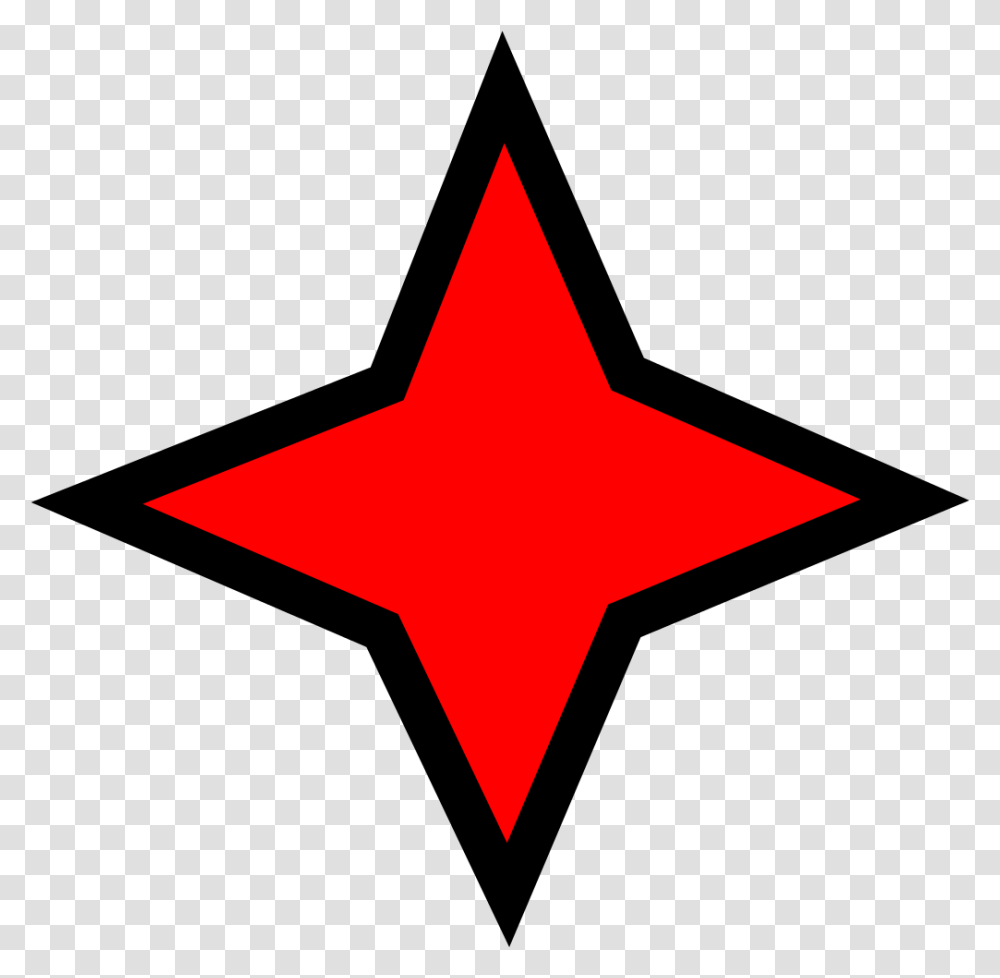 Pointed Red Star, Star Symbol Transparent Png