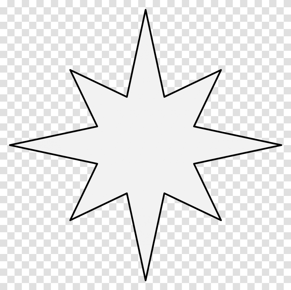 Pointed Star, Cross, Star Symbol Transparent Png