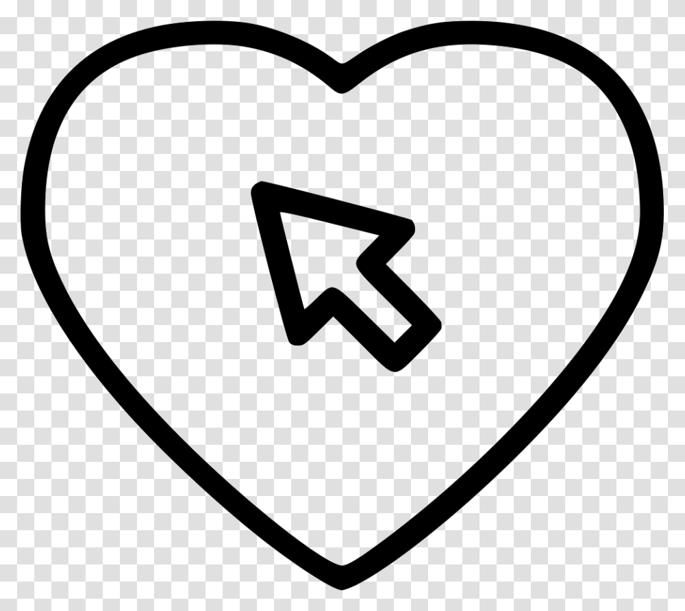 Pointer Cursor Arrow Heart, Rug, Plectrum Transparent Png