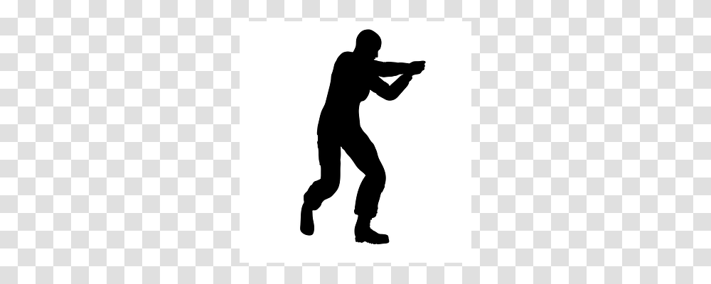 Pointing Silhouette, Person, Human, Stencil Transparent Png