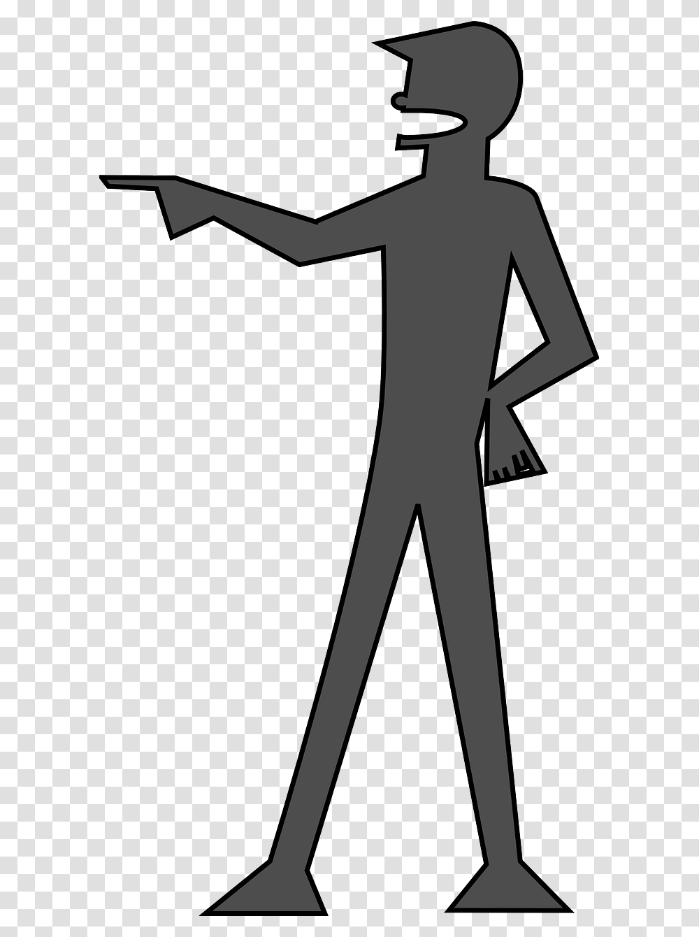 Pointing At You, Cross Transparent Png