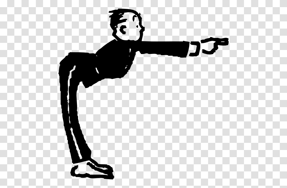 Pointing Butler Clip Art, Person, Human, Acrobatic, Stencil Transparent Png
