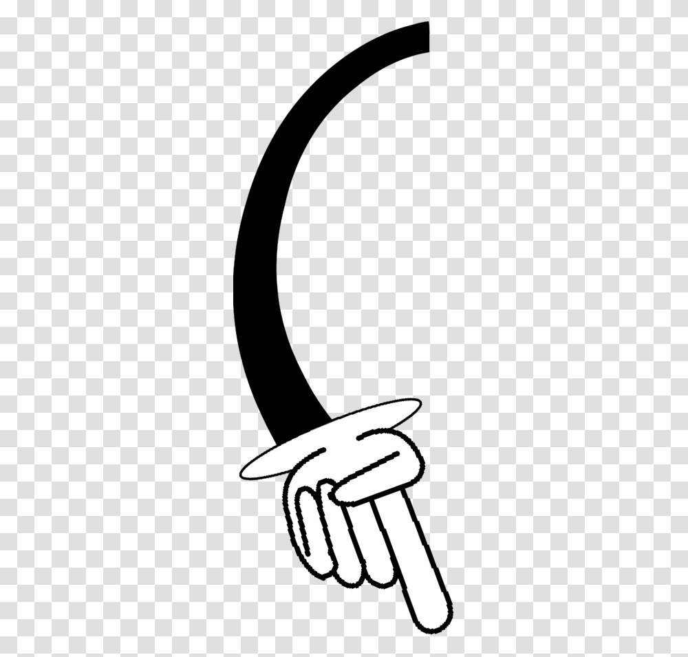 Pointing Clipart Magic Finger Cartoon Arm Background, Logo, Trademark Transparent Png