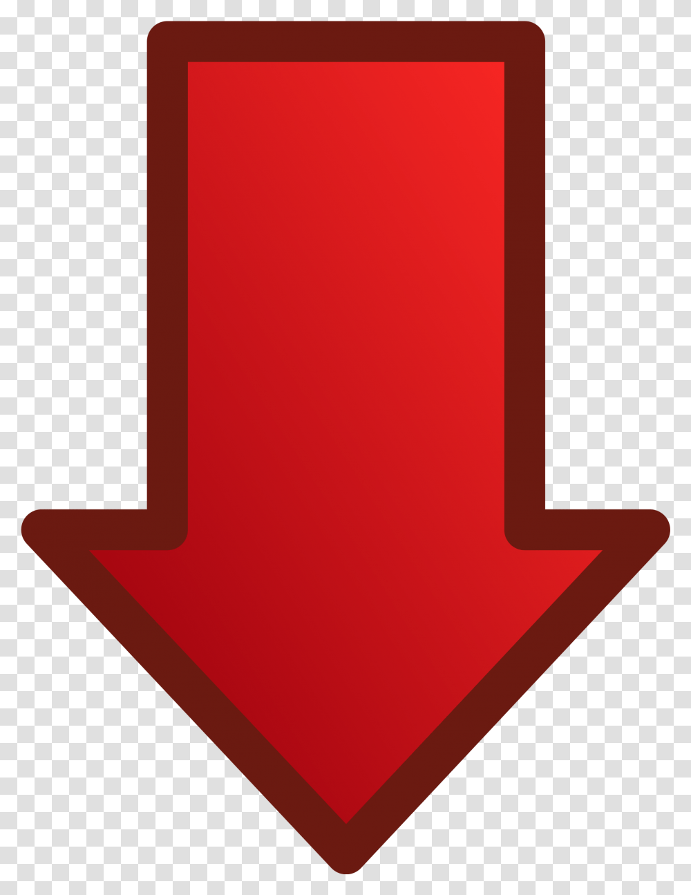 Pointing Clipart Red Picture Red Arrow Pointing Down, Tombstone, Symbol, Crystal Transparent Png