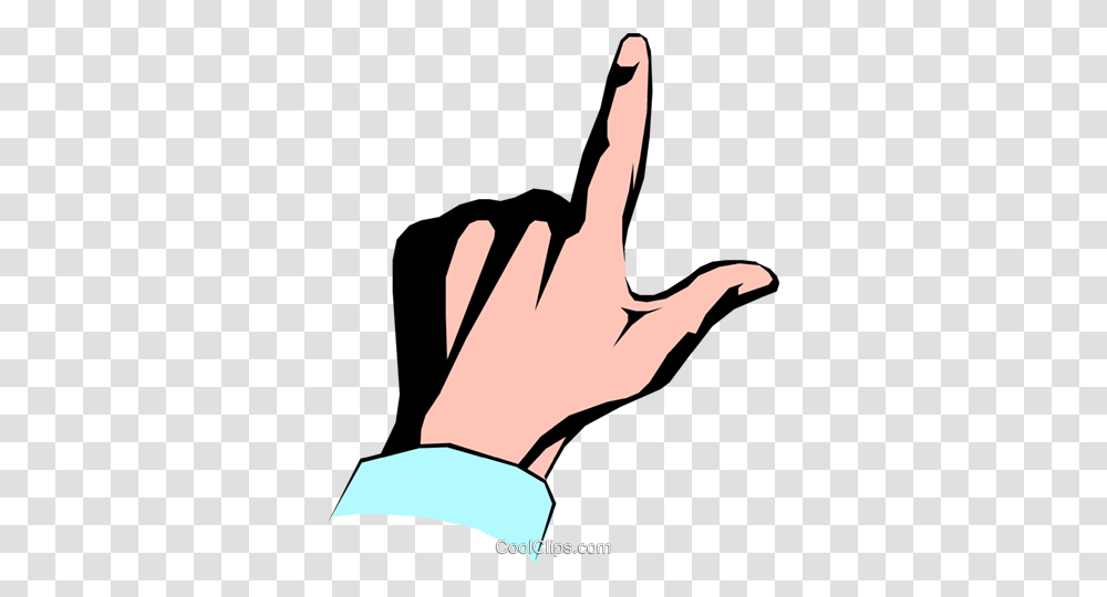 Pointing Finger Royalty Free Vector Clip Art Illustration, Hand, Arm, Wrist, Bird Transparent Png