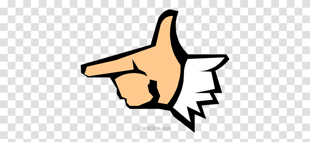 Pointing Finger Royalty Free Vector Clip Art Illustration, Hand, Fish, Animal, Sea Life Transparent Png