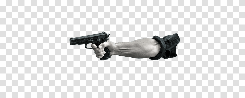 Pointing Gun Person, Handgun, Weapon, Weaponry Transparent Png