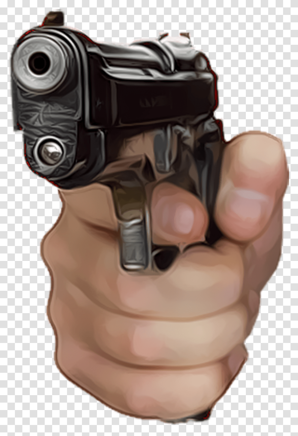 Pointing Gun Hand Gun, Handgun, Weapon, Weaponry, Helmet Transparent Png