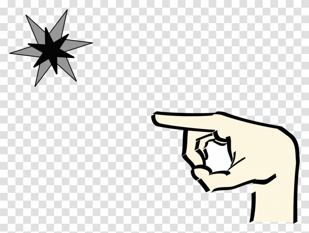 Pointing Hand Svg, Star Symbol Transparent Png