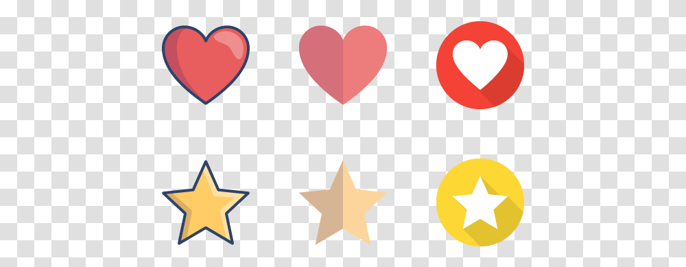 Points Icon, Star Symbol, Heart Transparent Png