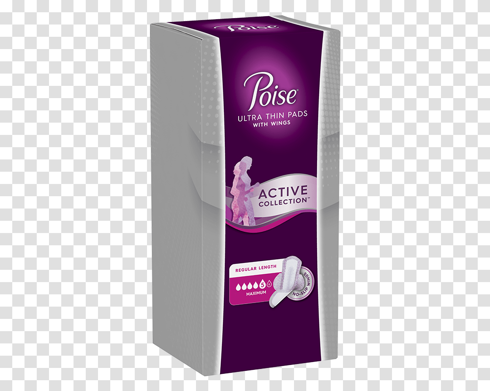 Poise Active Collection Liners, Bottle, Label, Cosmetics Transparent Png