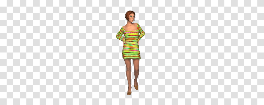Poised Person, Dress, Female Transparent Png
