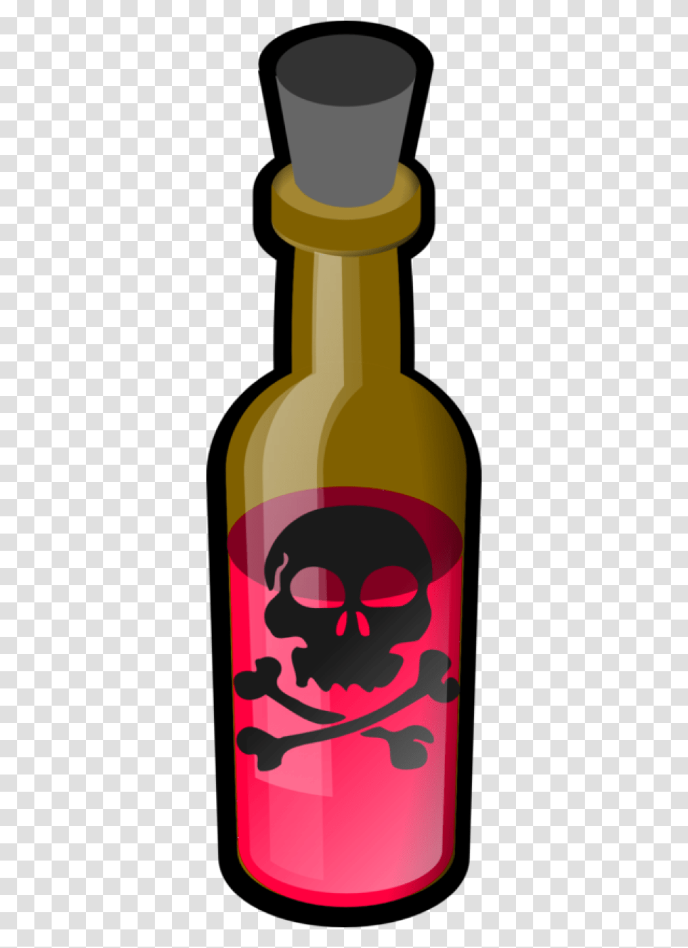 Poison Clipart, Bottle, Beverage, Drink, Alcohol Transparent Png