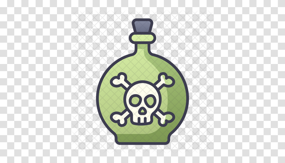 Poison Icon Glass Bottle, Symbol, Logo, Trademark, Emblem Transparent Png