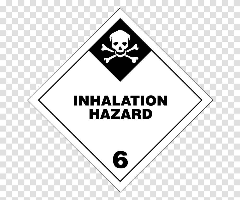 Poison Inhalation Hazard Don't Irritate Me, Sign, Triangle, Road Sign Transparent Png