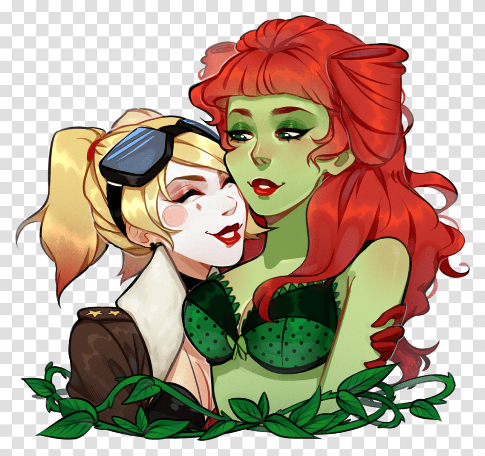 Poison Ivy And Harley Quinn Bombshells, Performer, Person, Human, Plant Transparent Png