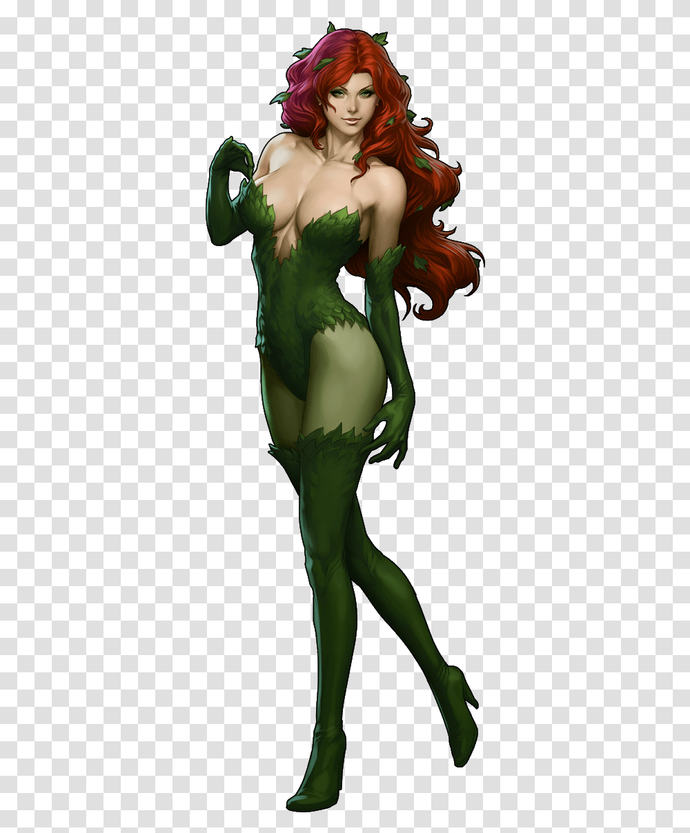 Poison Ivy Animated Series Image Poison Ivy, Green, Animal, Person, Bird Transparent Png