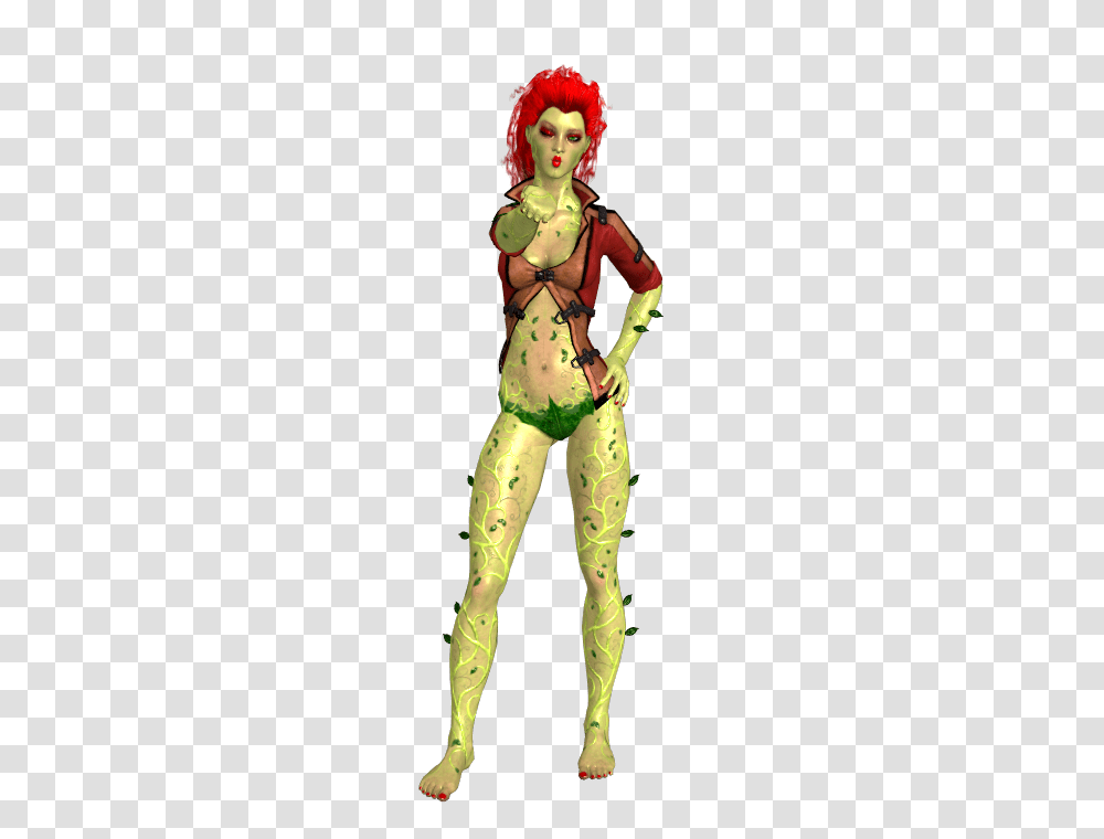 Poison Ivy Arkham City, Costume, Person, Figurine Transparent Png