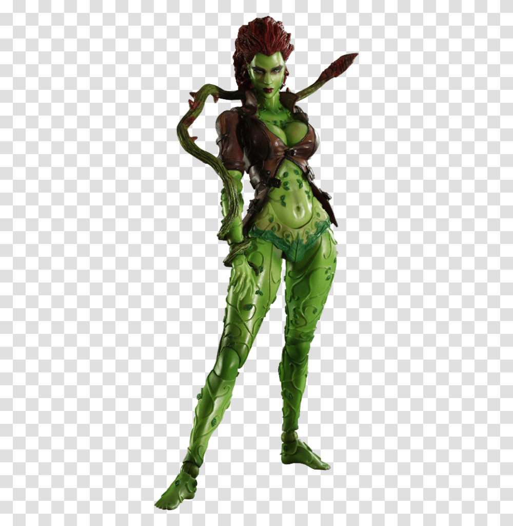 Poison Ivy Arkham City, Elf, Costume, Person, Figurine Transparent Png