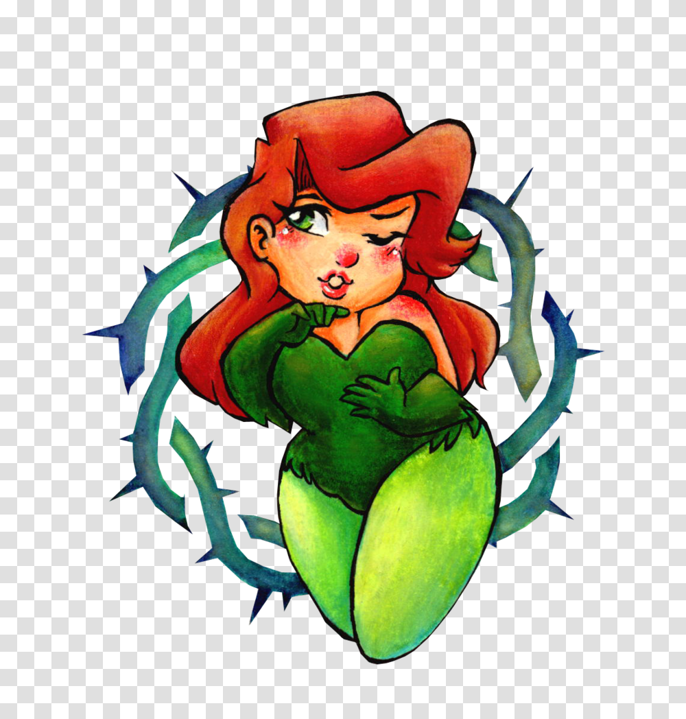 Poison Ivy, Painting, Modern Art Transparent Png
