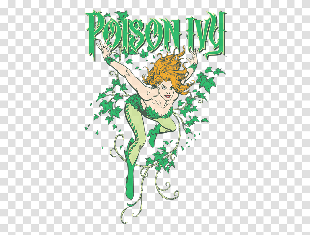 Poison Ivy Logo Dc, Poster, Elf Transparent Png